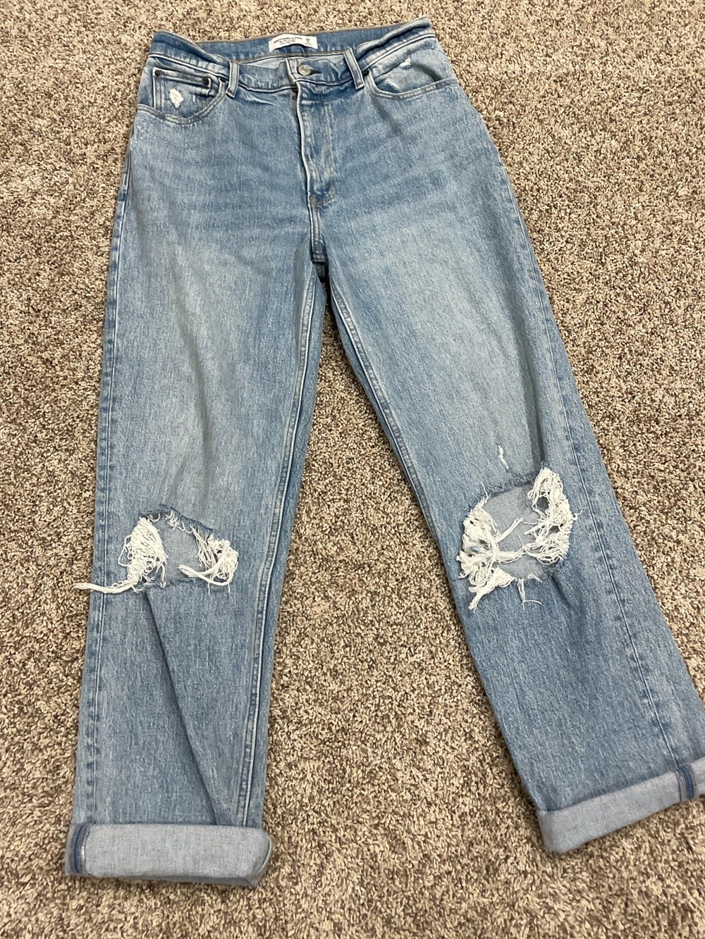 Abercrombie & Fitch 90’s straight ultra high rise